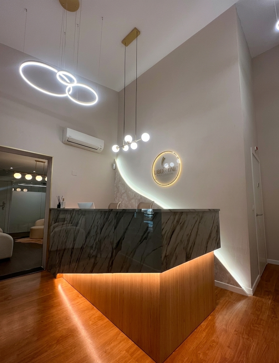 Interior da LiberClinic